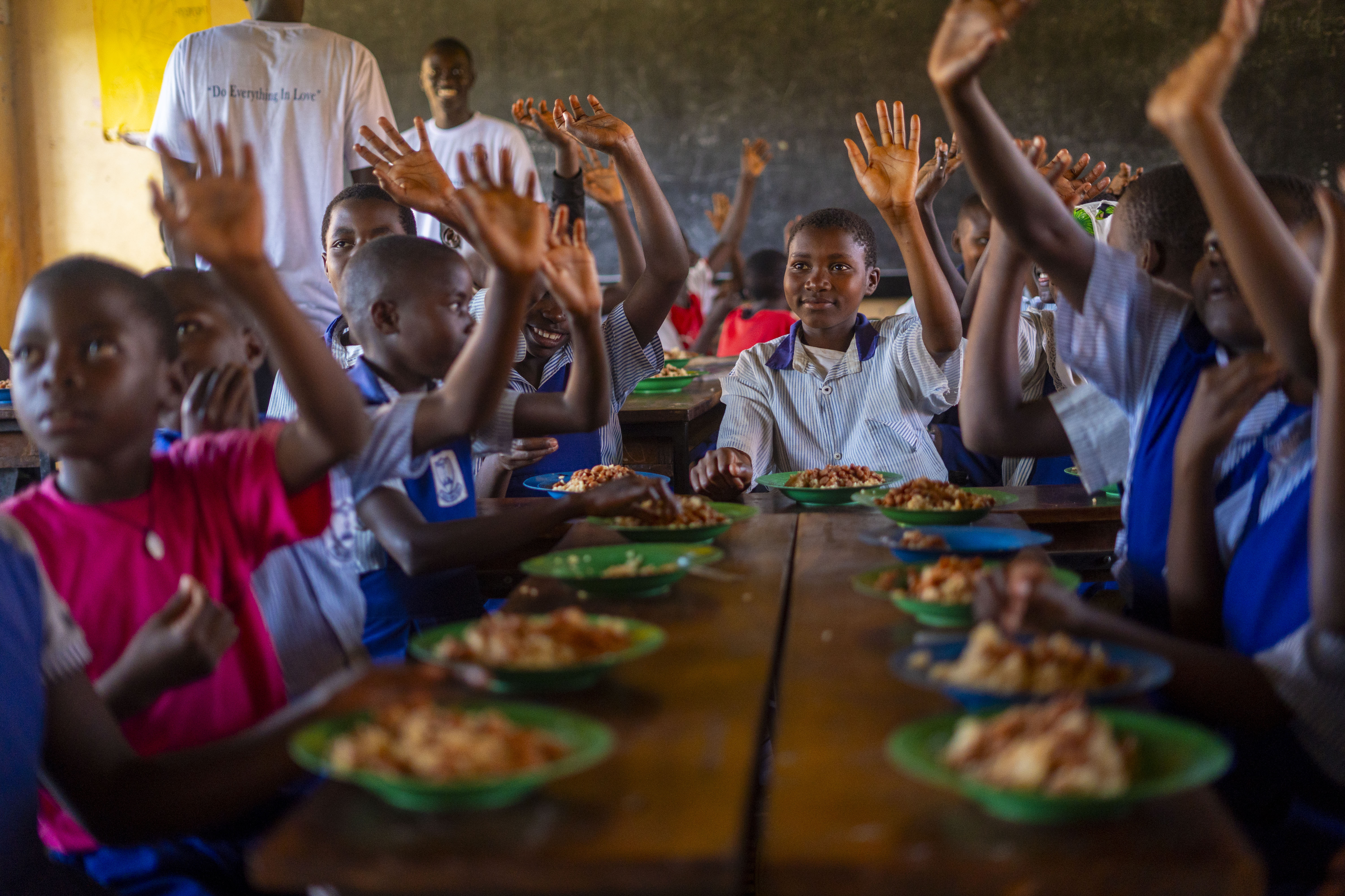 Children in a classroom
